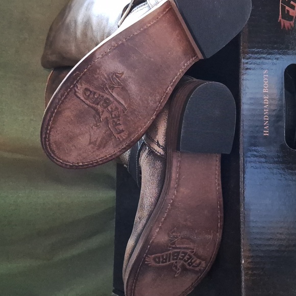 Freebird pewter Contra boots size 8 - Picture 3 of 9